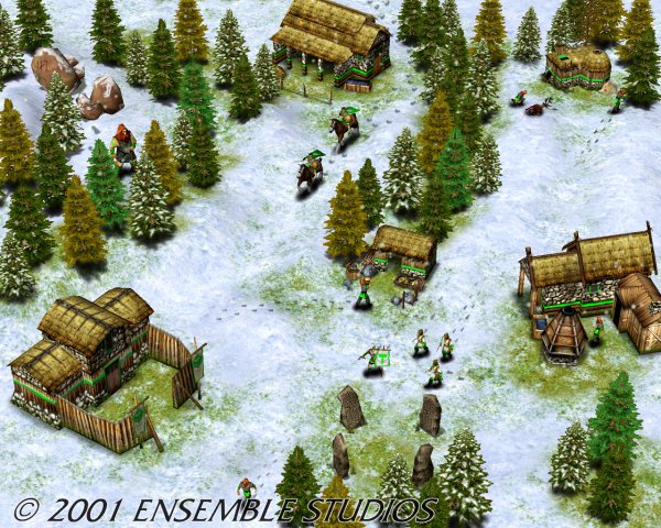 Winter in the village