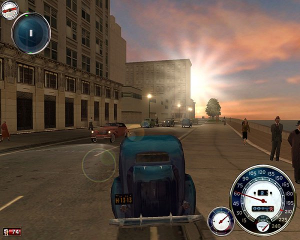 Driving into the sunset