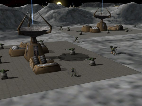 Base at Night