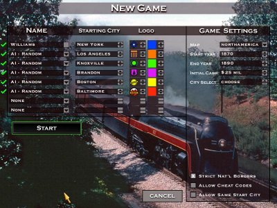 Start Screen