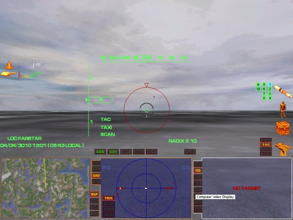 On the ground