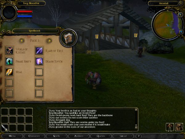Spell interface