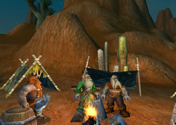 Hanging around the campfire