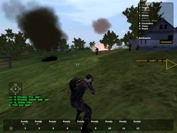 Under fire