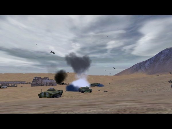 Tank battle