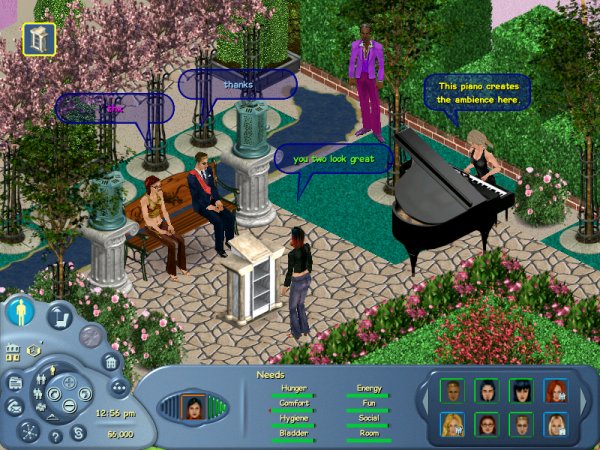 Garden scene