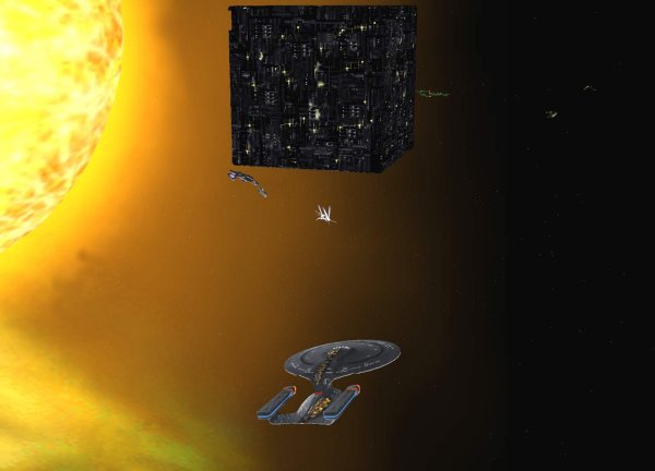 Borg by a star