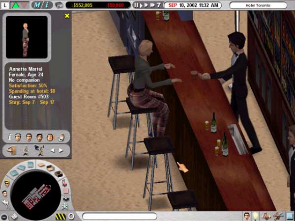 Hanging out at the bar