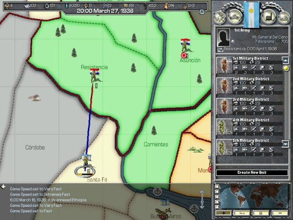 South American warfare