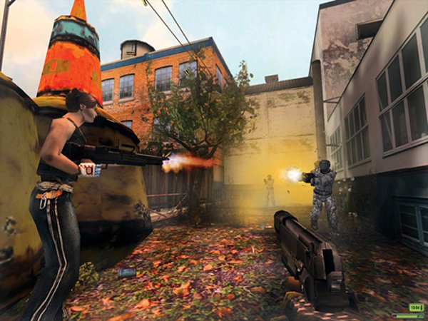 Alley fight
