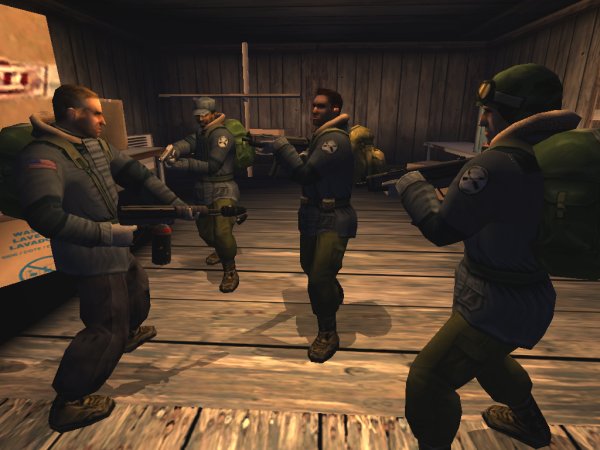 Guns drawn
