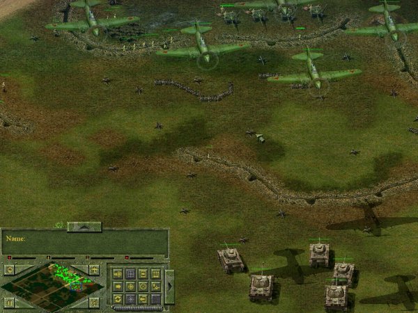 Planes strike tanks