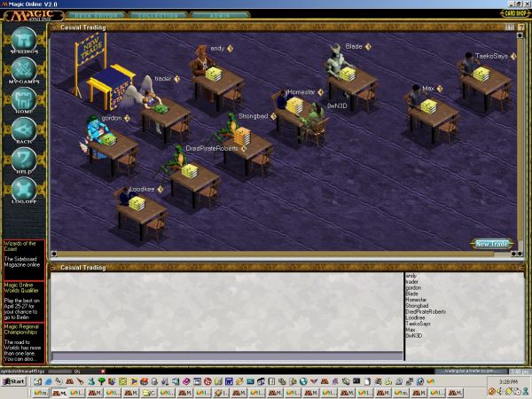 Trading room