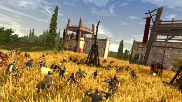 Battle before the wall