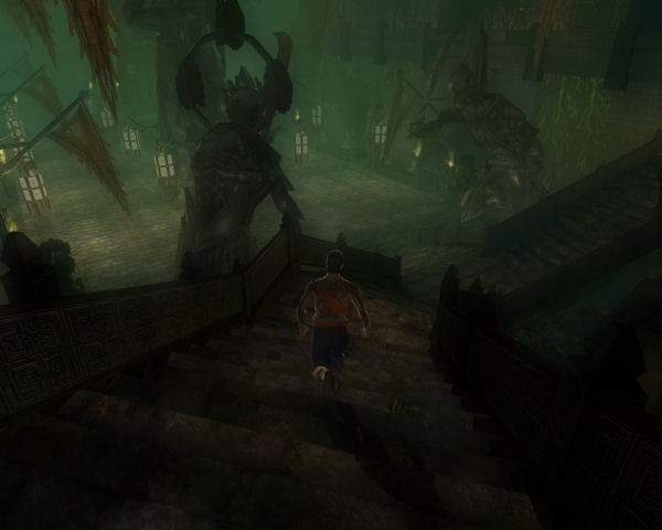 Down into the dark