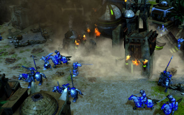 Knights charge