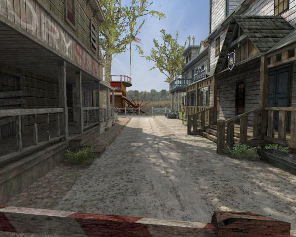 Western town
