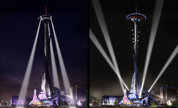 Axis tower