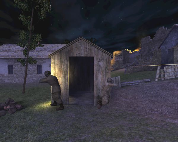 Taking cover