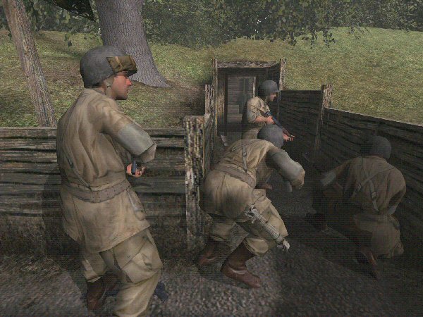 In the trenches