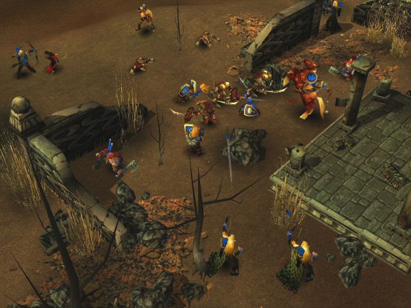 Battle in the ruins