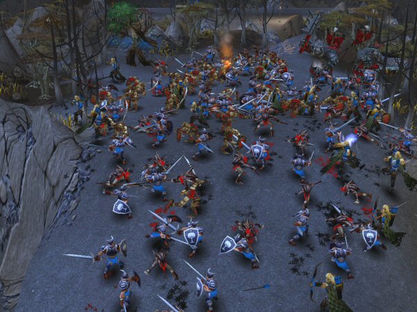Huge battle