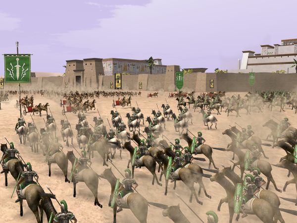 Cavalry clash