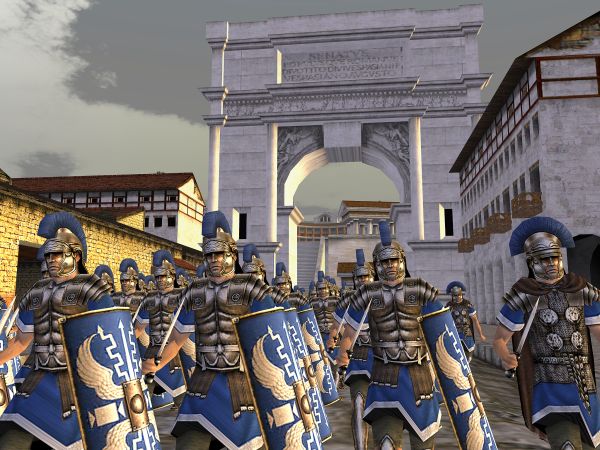On the march