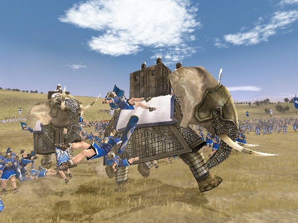 Elephant charge