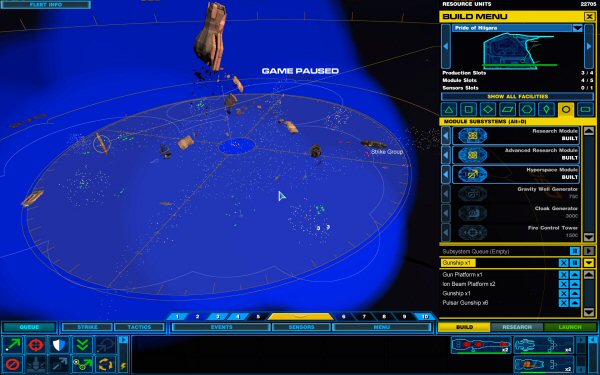 Build menu