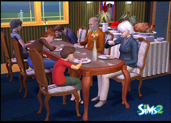 The Sims at Thanksgiving