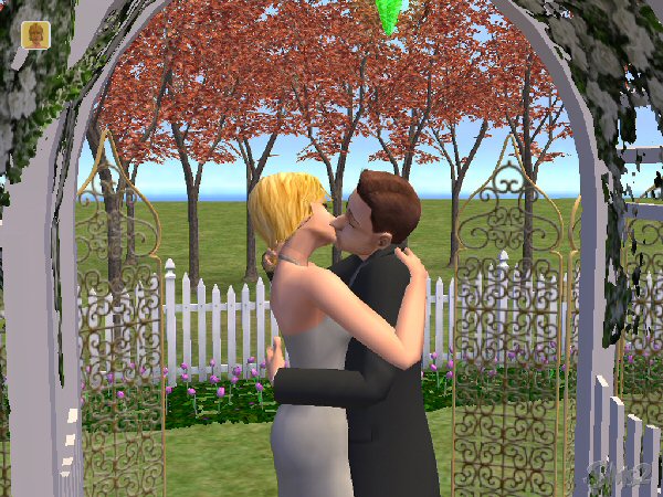 Nuptual kiss