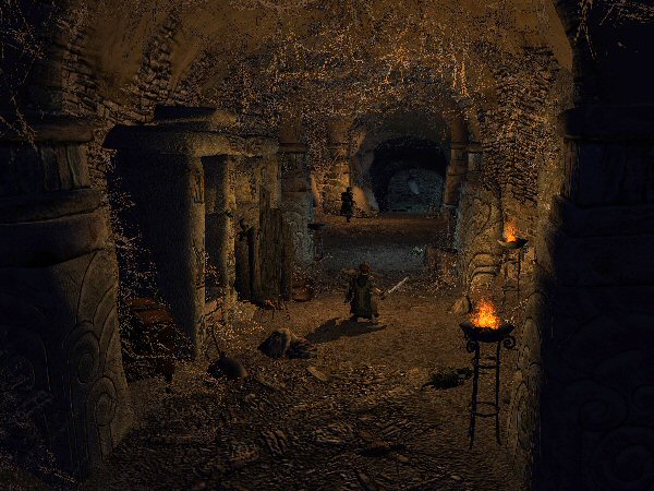 Dark cavern