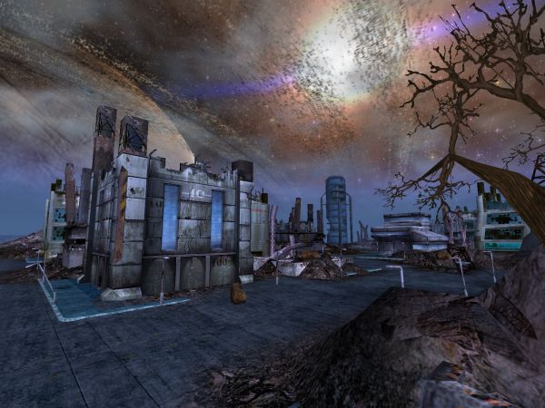 Wartorn city