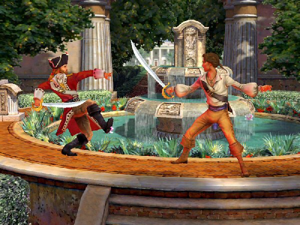 Fountain fight