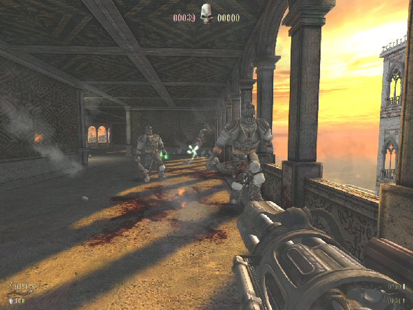 Battle at sunset
