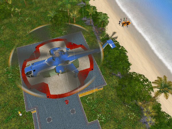 Beach landing