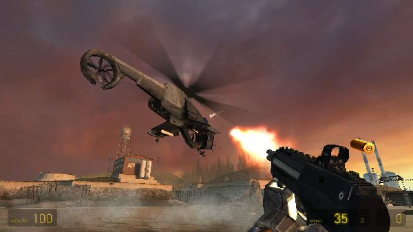 Enemy chopper