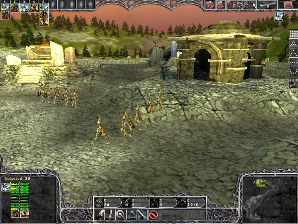 Skeletons on the march