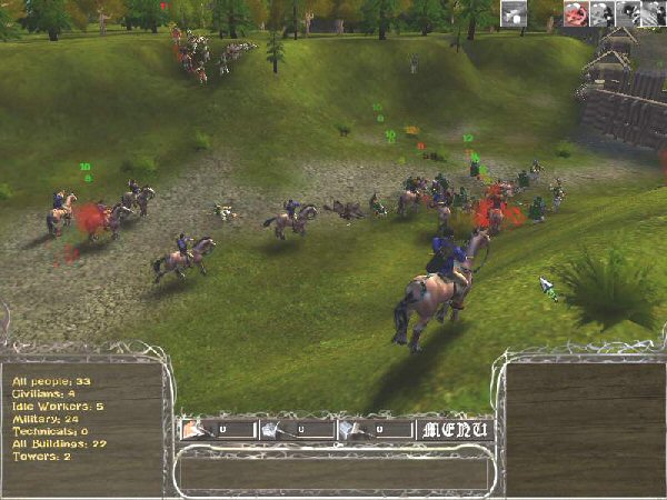 Cavalry carge