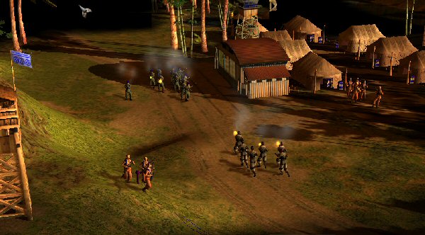Infantry skirmish