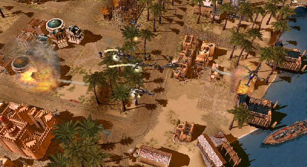 Port under siege