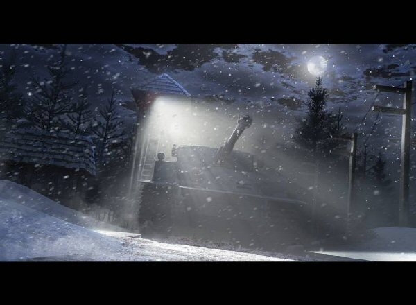 Panzer in the snow