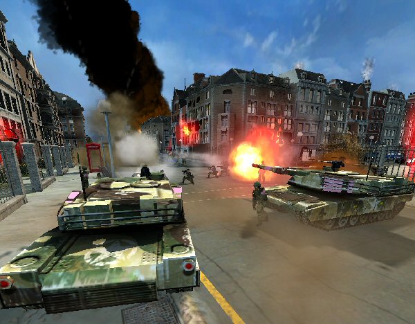 Tank fire