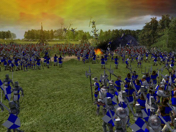 The battle begins