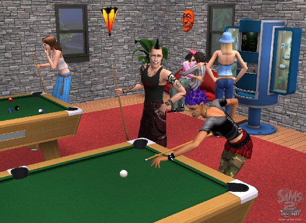 Shooting pool