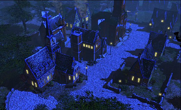 Streets at night