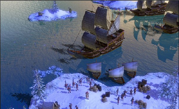 Winter landing