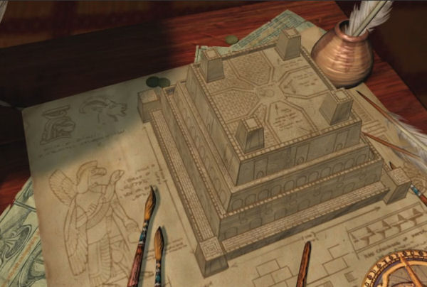 Plans for the gardens