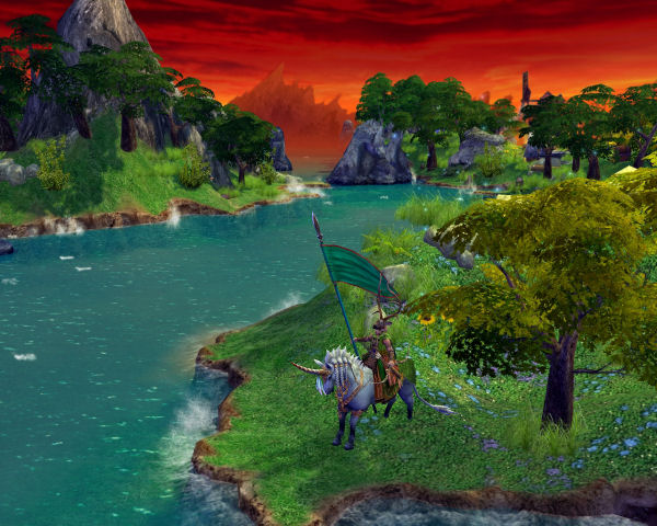 Winding river